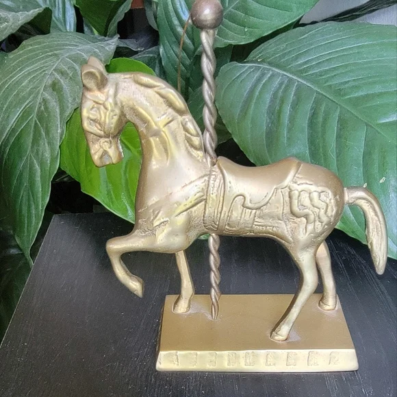 Brass Horse statue 🐎 Vintage NWOB* - Picture 1 of 5